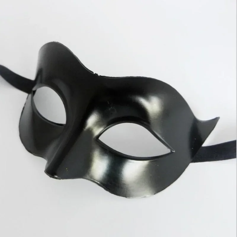 Demi-masque renard Sexy d'halloween, noir et blanc, accessoires pour le visage, spectacles de danse, déguisement de Festival, noël, mariage