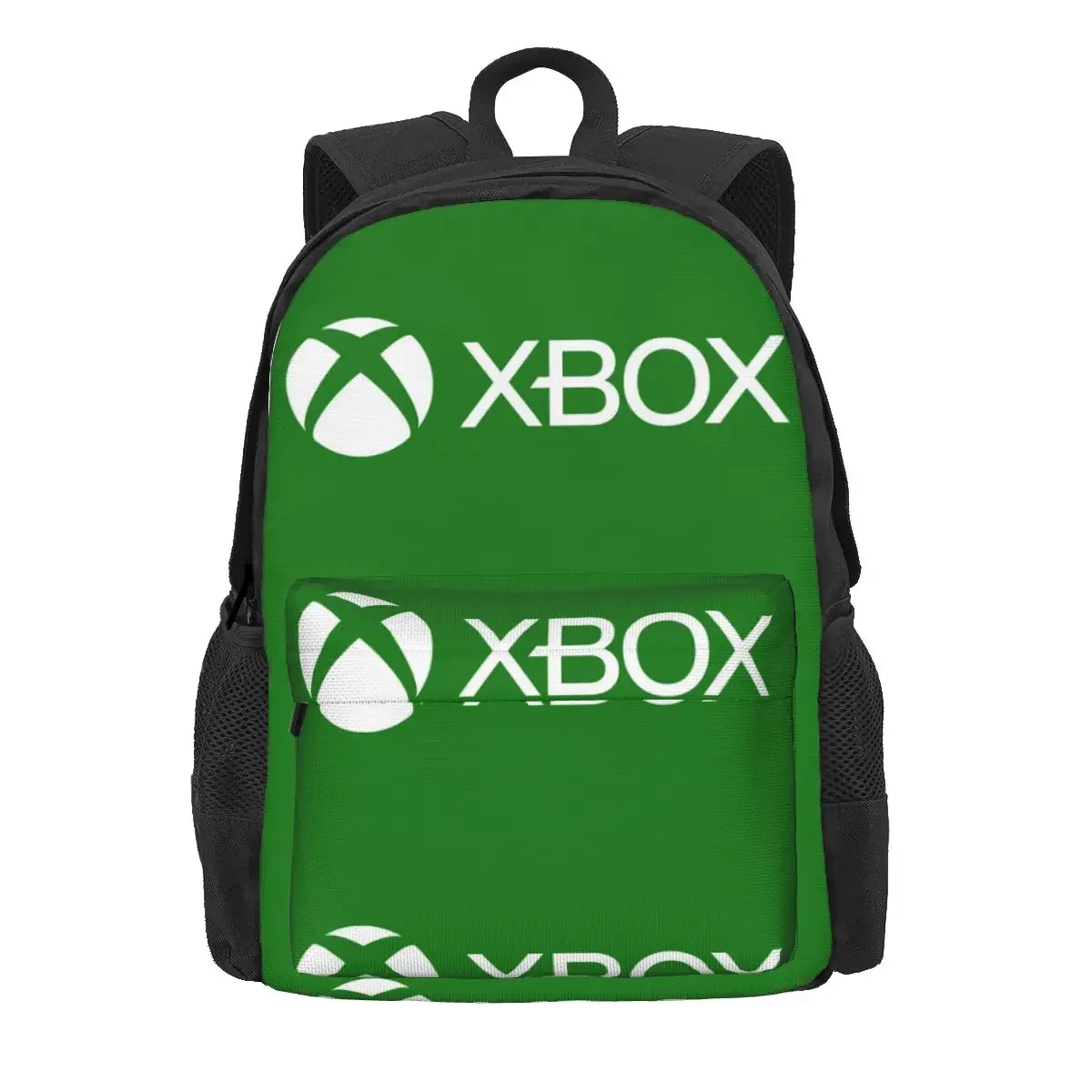 

Зеленые рюкзаки с логотипом Xbox для мальчиков и девочек, сумка для книг, школьные сумки для студентов, дорожный рюкзак с героями мультфильмов, сумка на плечо большой вместимости