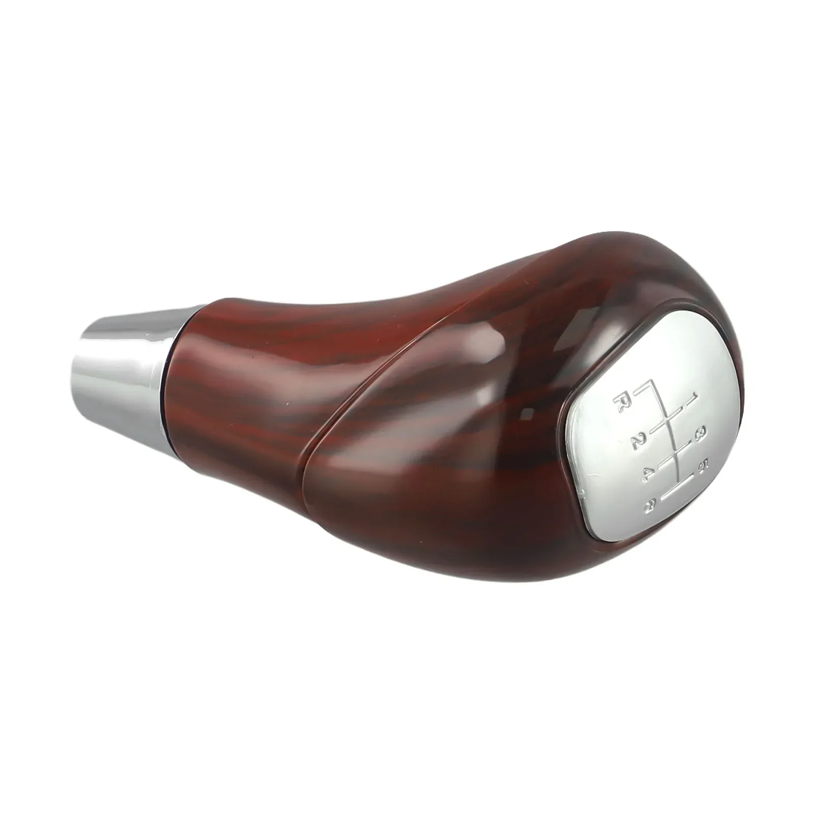 Plastic Construction with Elegant Walnut Finish Gear Shift Knob Lever Compatible with Various For Mercedes Models
