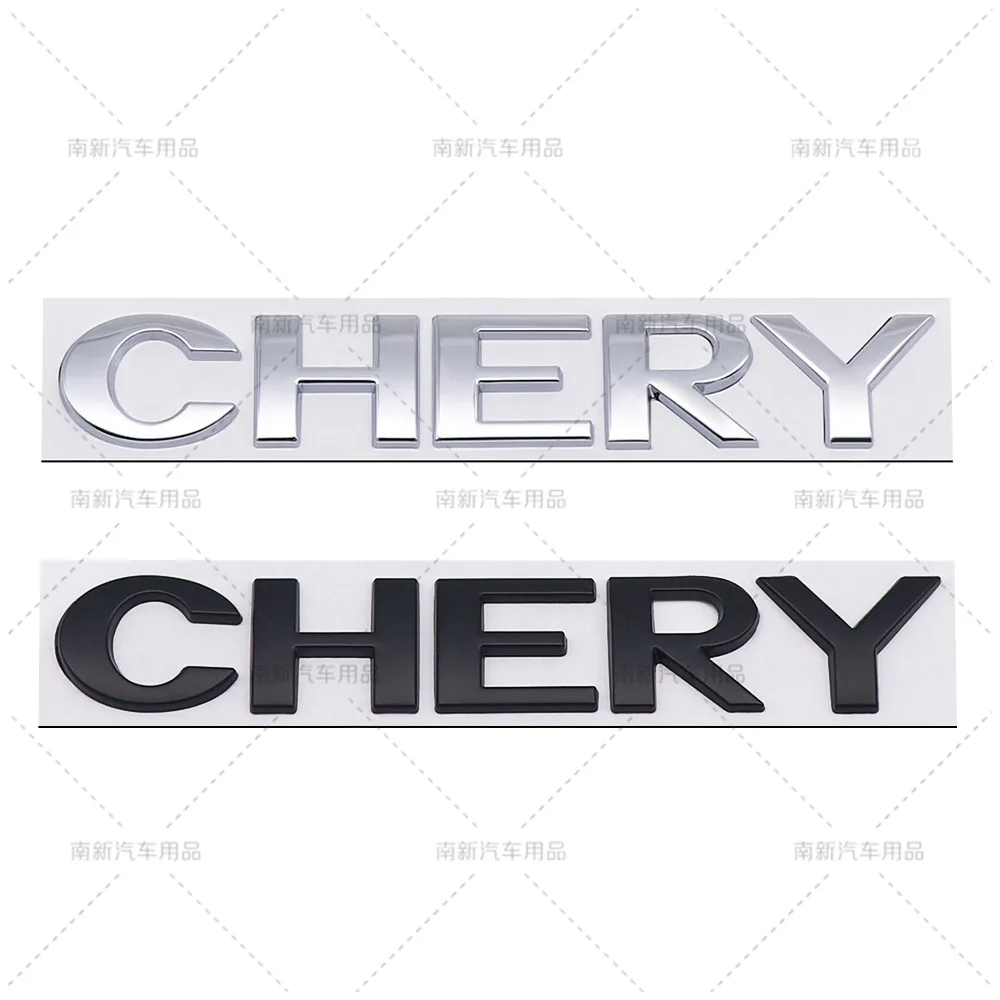 

3D Metal Car Emblem Badge Rear Trunk Decal For CHERY TIGGO 4 5 6 7 8 Plus jetour omoda5 exeed Logo Letter Stikcer Accessories