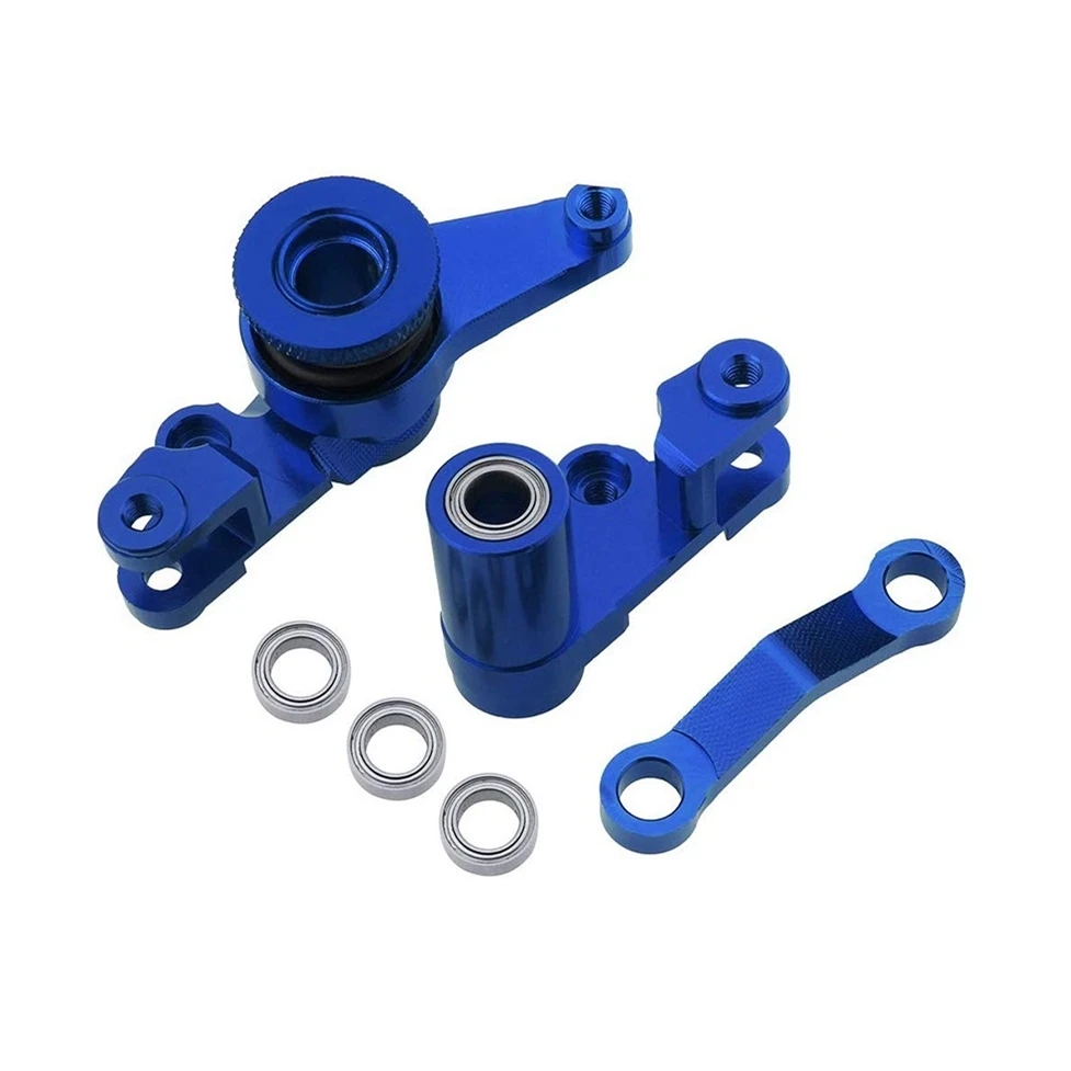 Metall lenk glocken kurbeln und Drag Link Servo Saver Set 6845x für Traxxas Slash Rustler gestempelt Hoss 4 x4 vxl Upgrades Teile