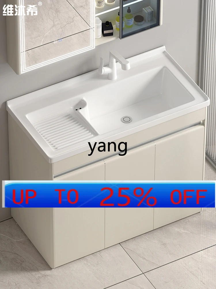 

CX шкаф для белья от пола до потолка из нержавеющей стали, керамическая встроенная раковина для белья со стиральной панелью