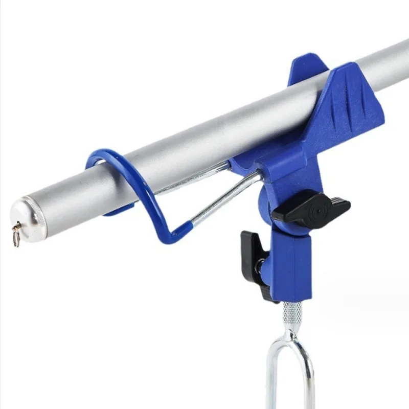 조정 가능한 알루미늄 합금 낚싯대 거치대 접이식 낚싯대 스탠드, 은행 낚시 그라운드 지지대, 360 도, 1 개, 2 개