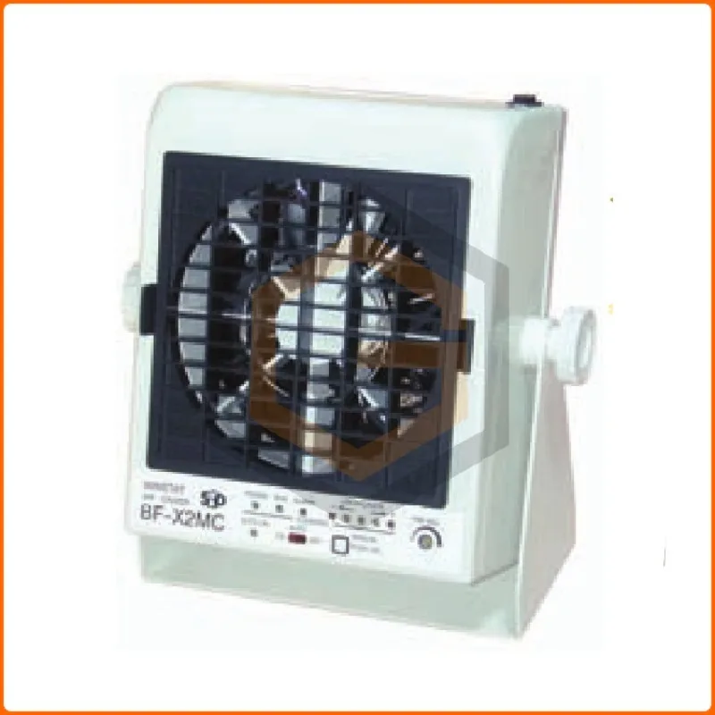 Electrode self-cleaning ionizer for the electrode of the electrode for electrostatic elimination in the ion fan