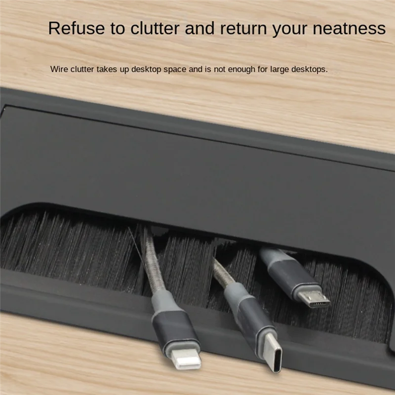 

Practical-Office Desk Threading Box Computer Table Wire Hole Cover Threading Hole Square Brush Cover Plate