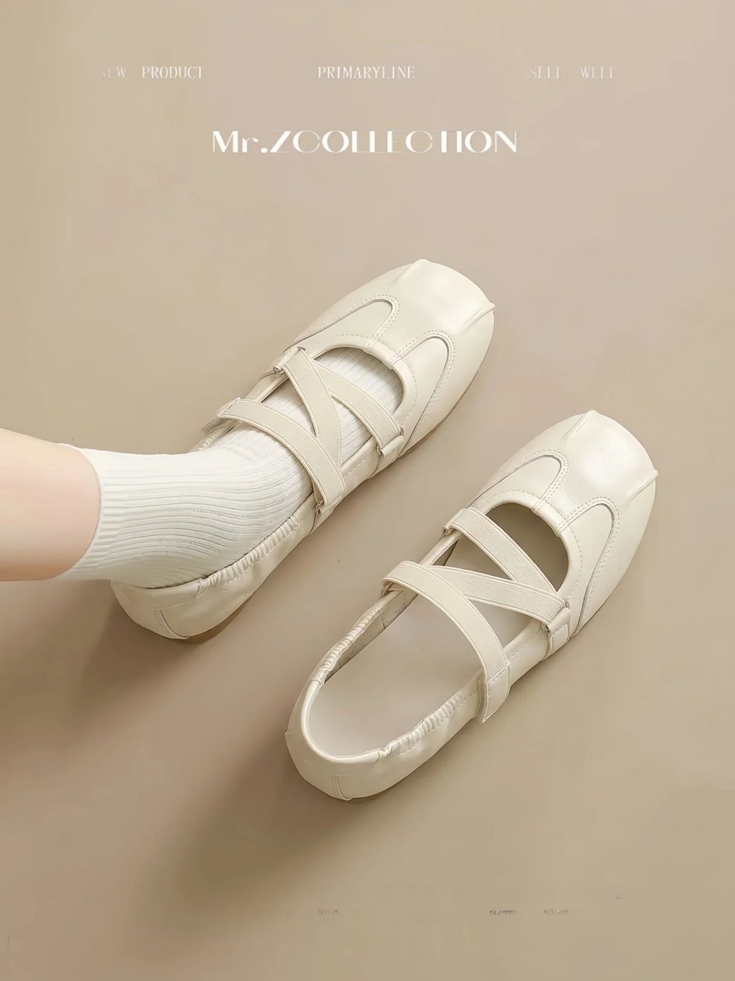 silver-color-mary-jane-shoes-women's-spring-new-style-ballet-magic-tape-high-inner-heightening-flat-shoes-casual-de-xin-shoes