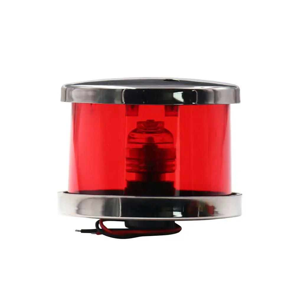 

Морской навигационный фонарь из нержавеющей стали, 12-24 В, светодиодный светильник, чехол для навигационной лампы, лук, универсальный светильник для дома, яхты, лодки