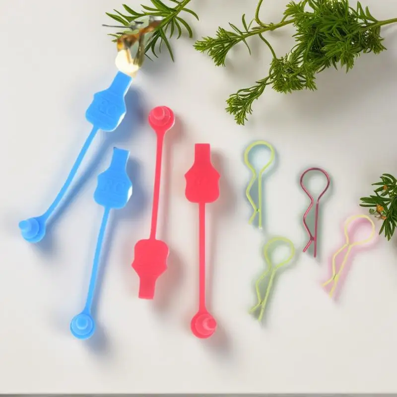 قم بحسن تجربة سيارت RC الخاصة بك مع 4 قطعة من مشابك الجسم المصنوعة من السيليكون لأجزاء ترقية 1/10 1/8 Arrma Granite Kraton 6s #6