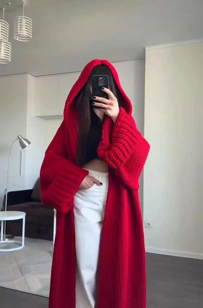 Hooded sweater jacket, loose and lazy style, versatile and slimming, Korean sweet temperament, Korean retro