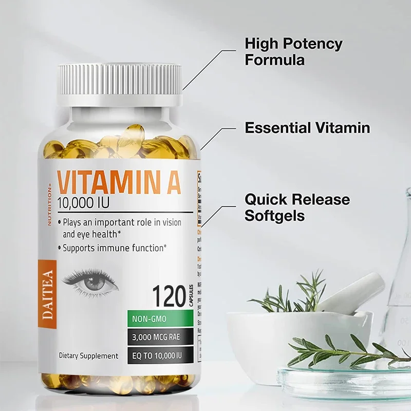 Supplement Vitamin A, Improve Vision, Resist Fatigue, Brighten Eyes, Increase Eye Nutrition, and Improve Clarity