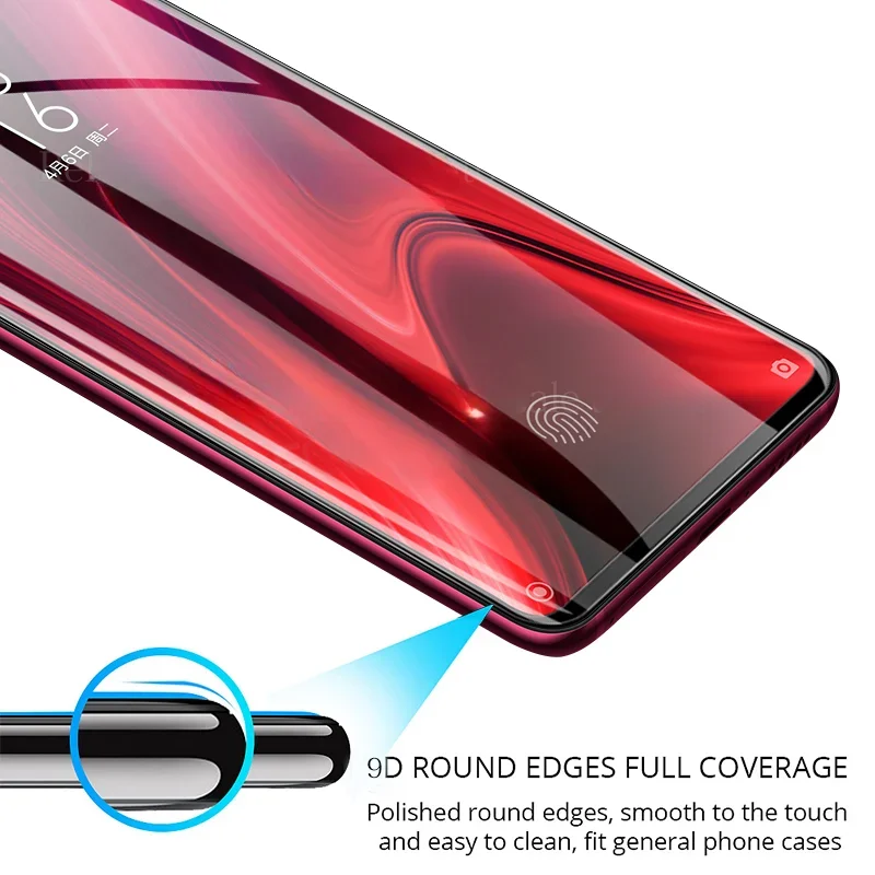 2pcs 9d voll klebendes gehärtetes Glas für xiaomi mi 9t 10 t 11t pro Displays chutz folie für xiao mi 9 se 11i 11 lite 10 t gehärtetes Glas