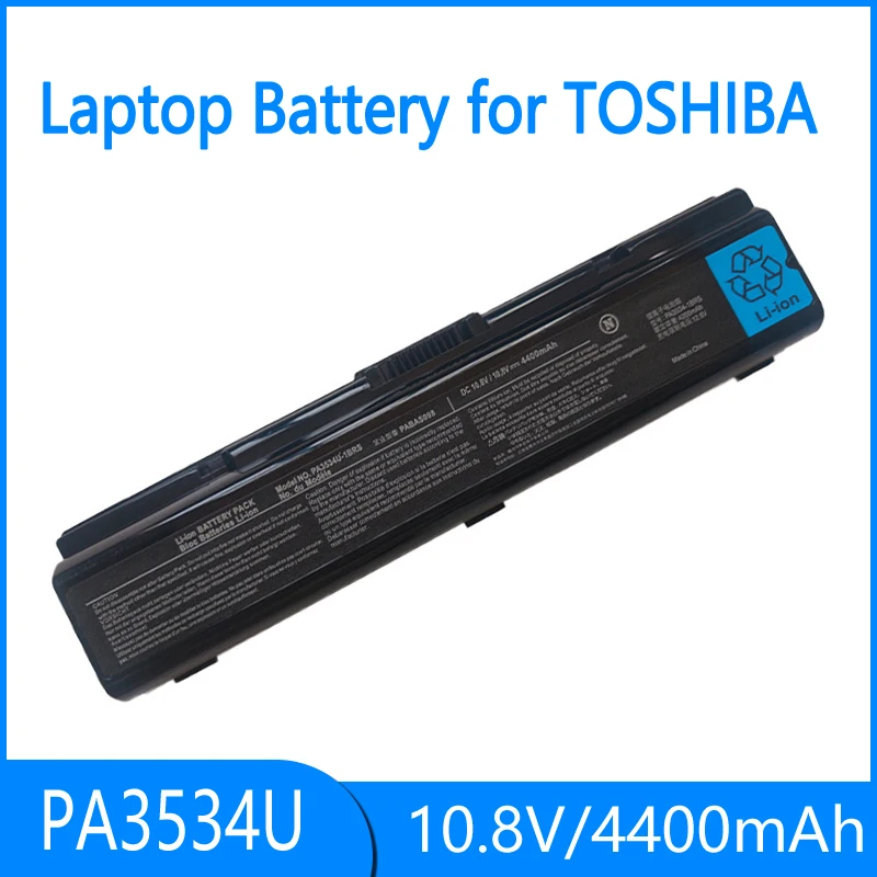 

PA3534 PA3534U-1BRS Аккумулятор для ноутбука Toshiba PA3534U-1BRS Satellite A300 A500 L200 L300 L500 L550 555 4240 мАч 10,8 В