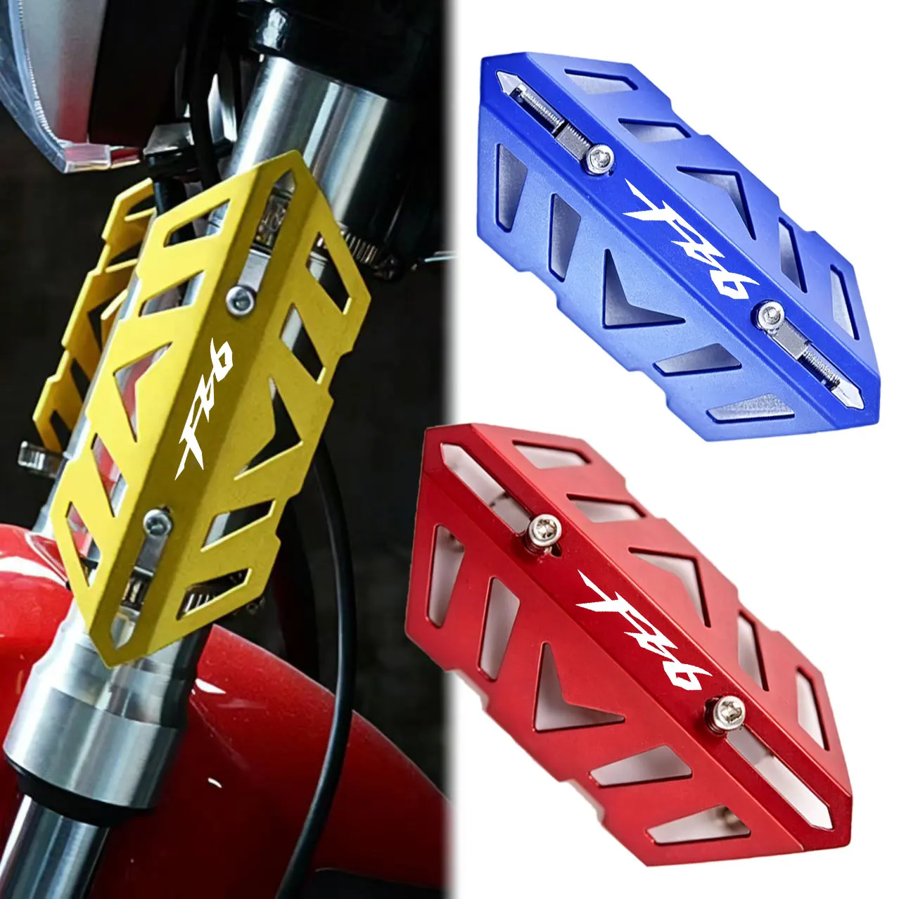 NEW Motorcycle For YAMAHA Fazer FZ6 FZ6R FAZER front fork protective cover and exhaust pipe decorative cover CNC