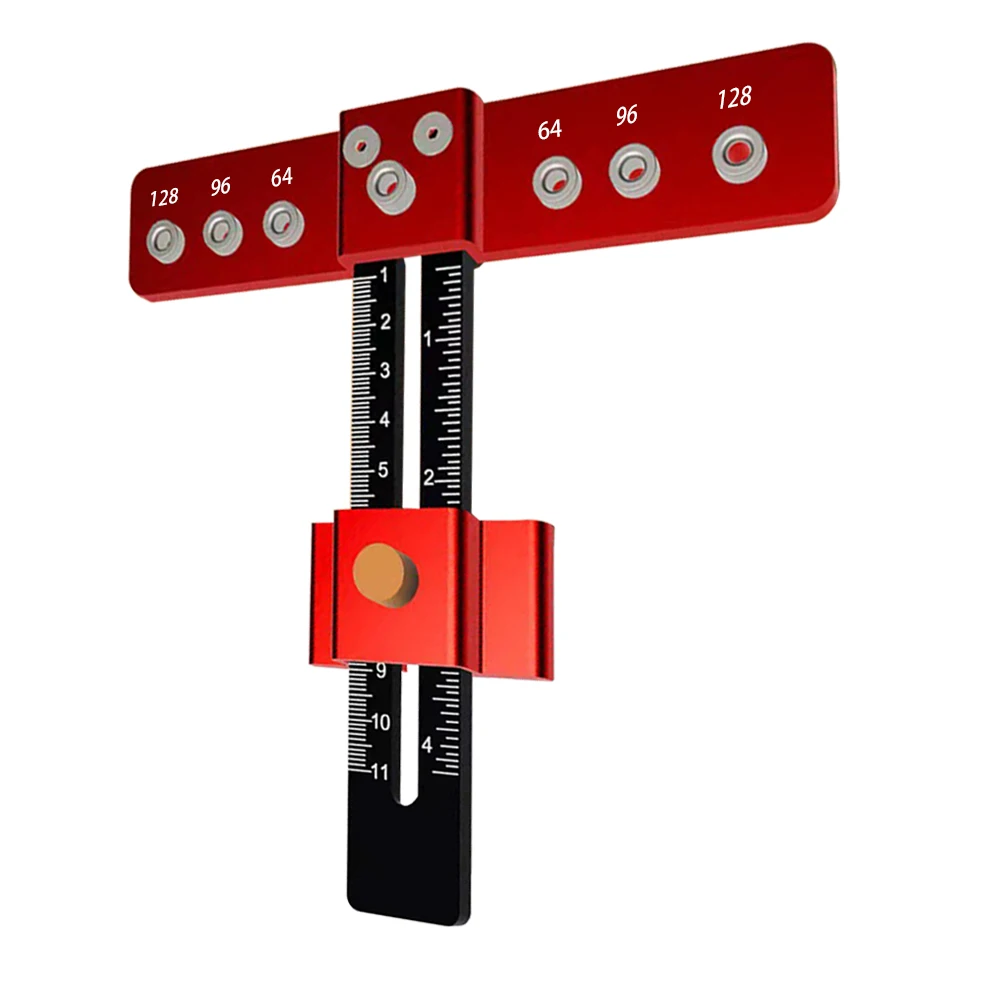 Allsome Drilling Locator Drill Guide Punch Aluminum Alloy Installation Auxiliary Tool Small Aircraft Woodworking Hole Locator