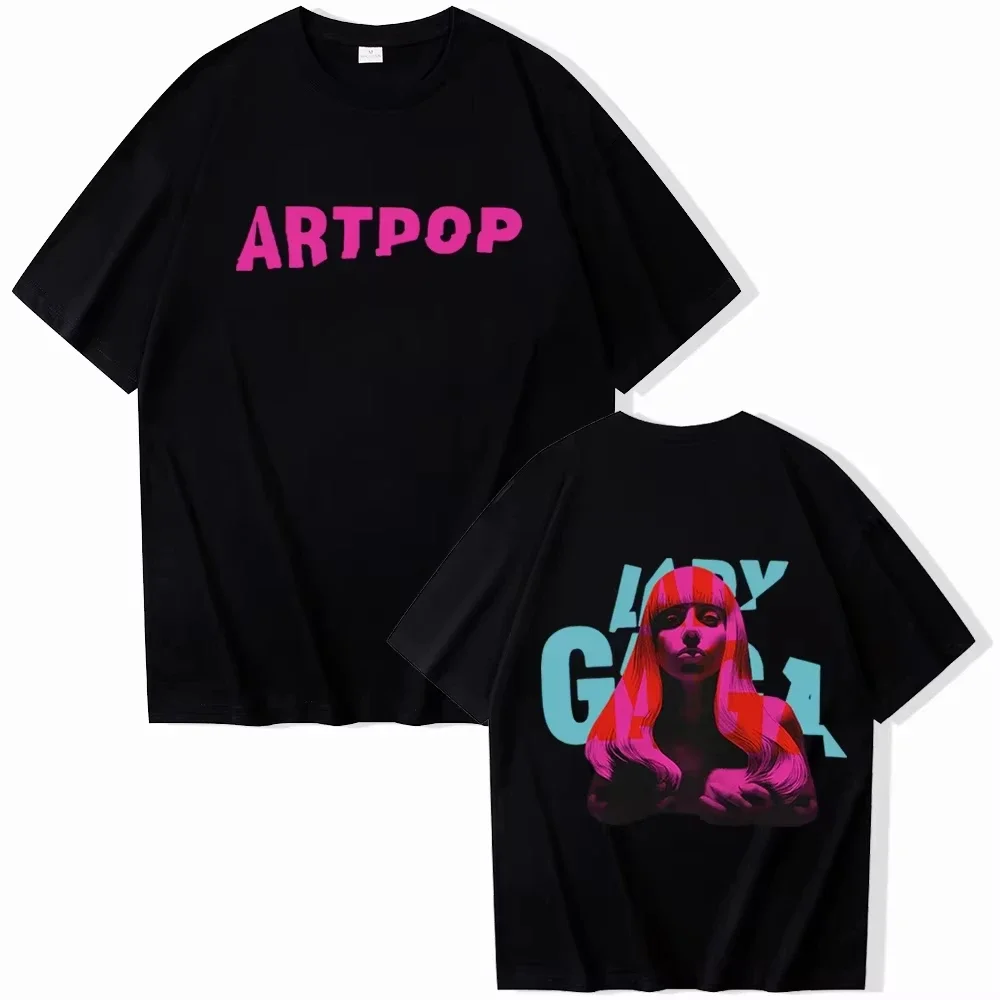 Lady Gaga The Fame Cotton T-shirt Man's and Women's Harajuku O-neck Summer Casual Print Shirt2025-06-17