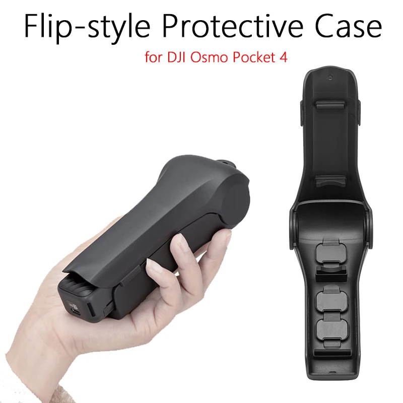 Flip-Style-Schutzhülle für DJI Osmo Pocket 4, stoßfeste, kratzfeste Schutzhülle für DJI Pocket 4-Zubehör