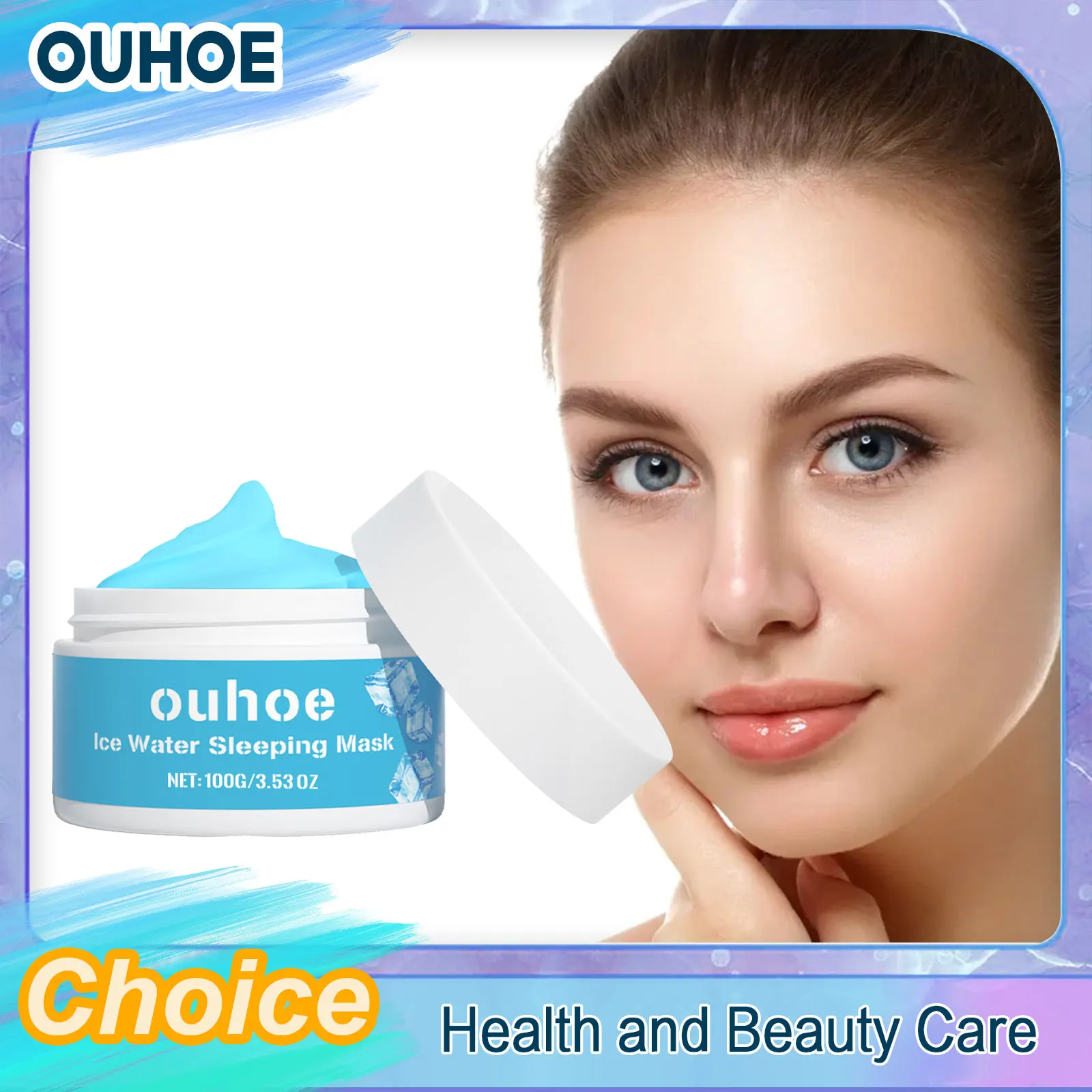

Moisturizing Sleeping Mask Fade Melanin Remove Dark Spots Shrink Pores Anti-Aging Hydrating Whitening Firm Wash-Free Face Mask