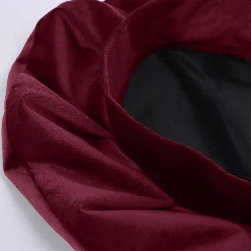 R7UF Fashionable Feathered Hat Soft Polyester Hat For Men Women Halloween Cosplay Medieval Costume Accessories
