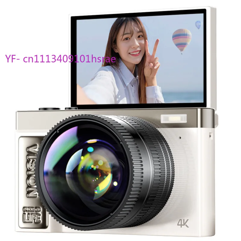 Digital Camera Flip Screen for Students Women Beginner HD Travel Camera Vlogging Camera Non CCD
