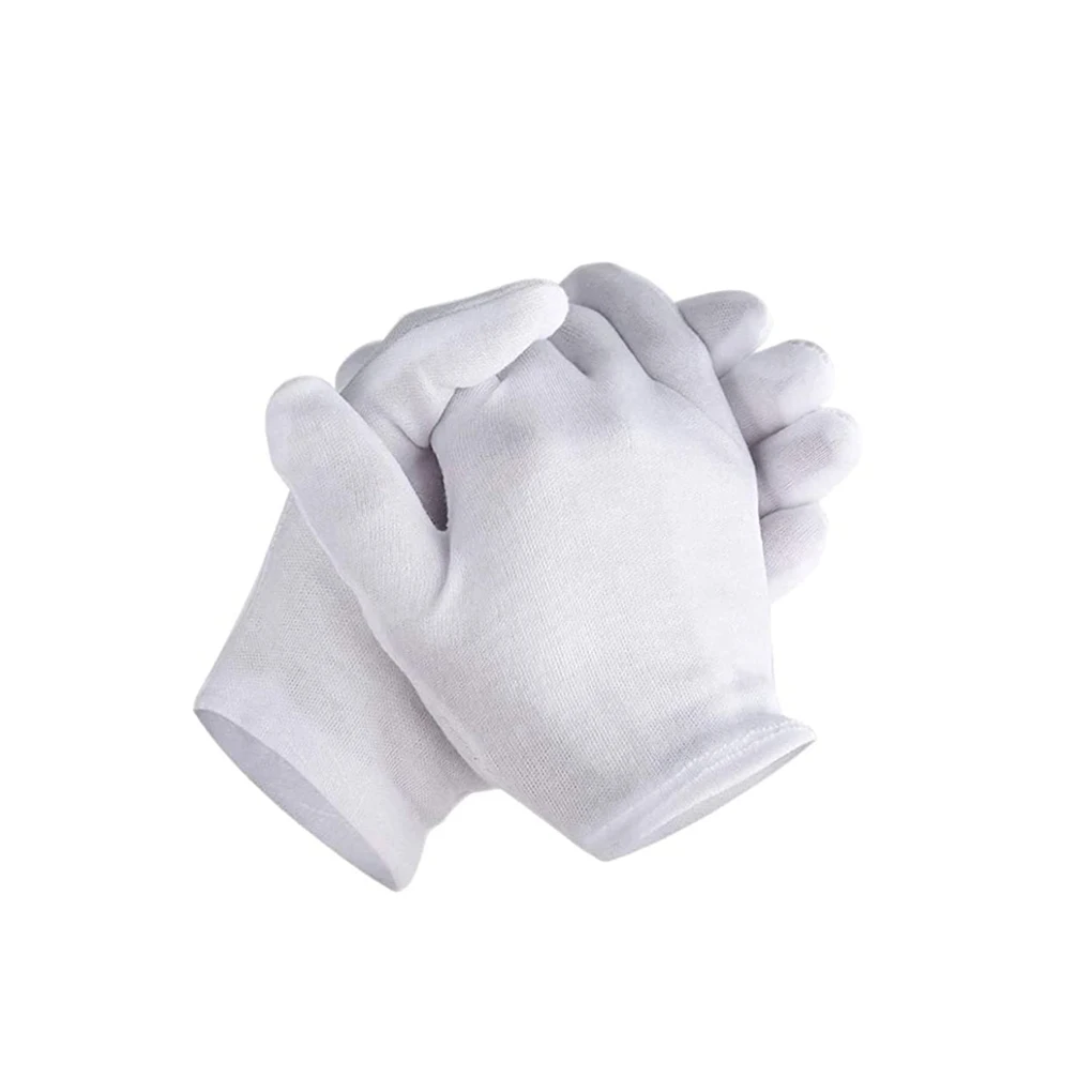 24 Pairs Cotton Gloves Full Finger Male Mittens Household Cleaning