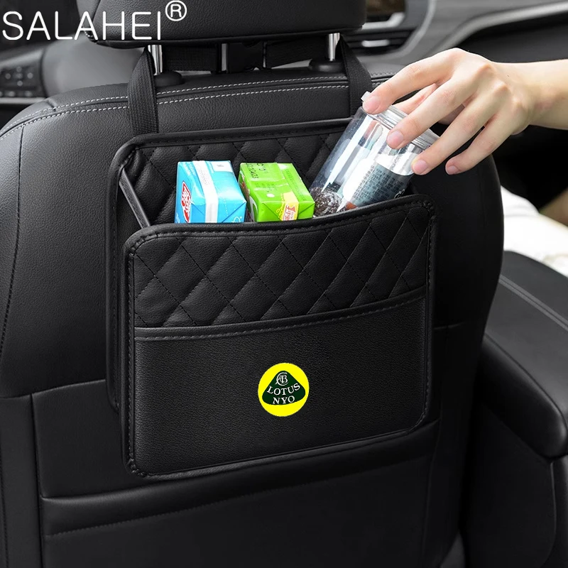 Car Seat Back Storage Pocket In-car Suspension Storage Box For Lotus Eletre Emira Evija Envya 3-Eleven Elise Evora Esprit