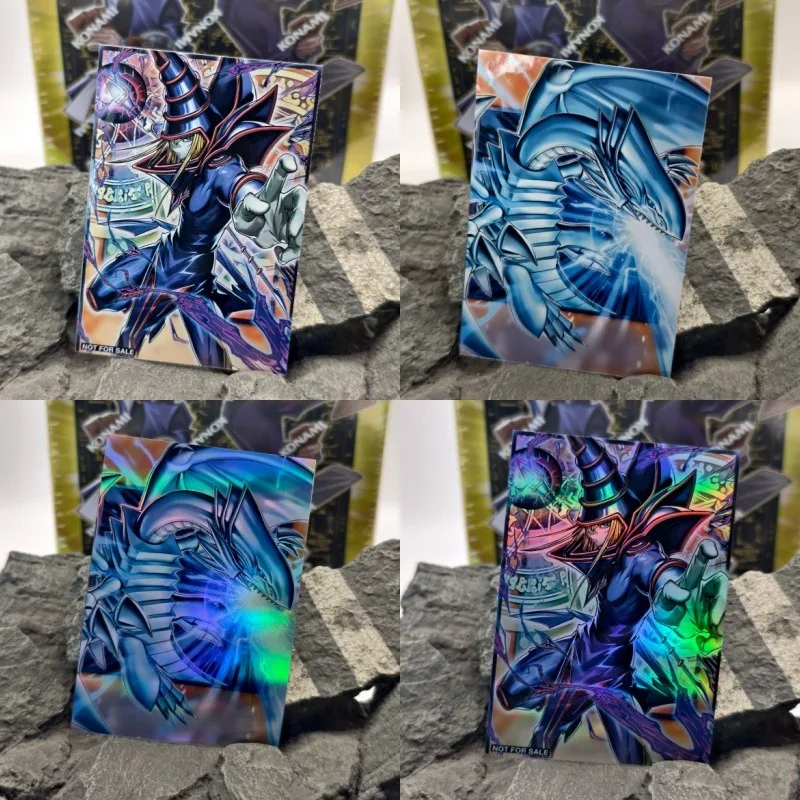 

Ю-Ги-О! Темный волшебник/синие глаза, серия «Белый дракон», защитный рукав для лазерной флэш-карты, защитный рукав для настольной игры Tcg