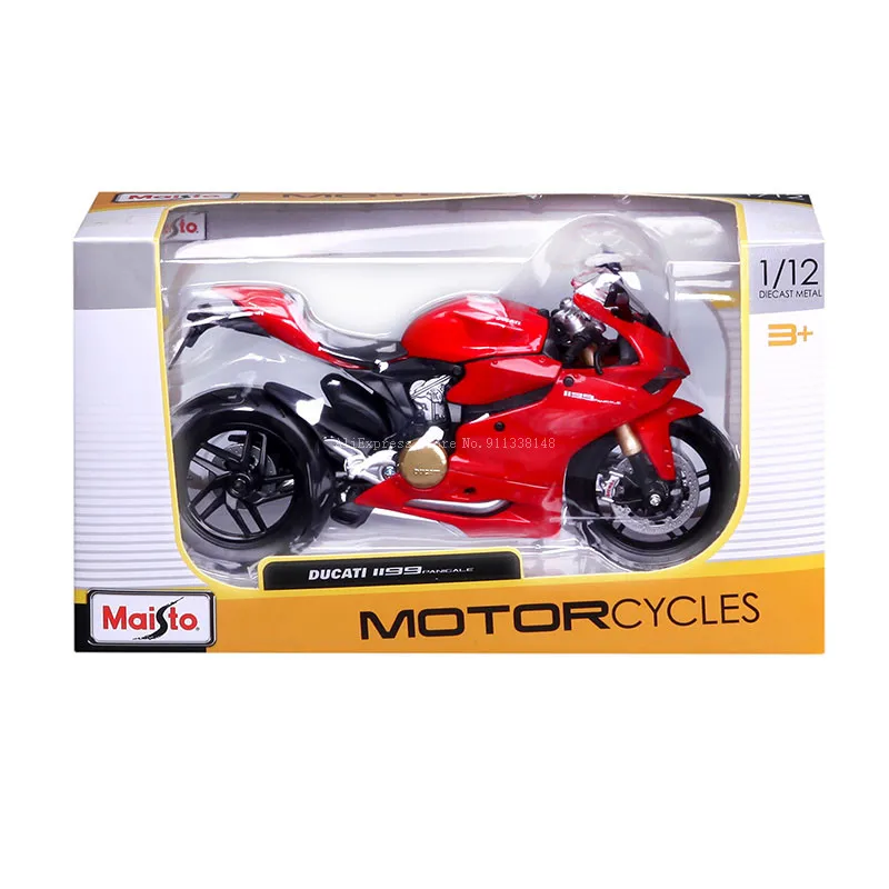 Maisto 1:12 Ducati 1199 Panigale Classic Motorcycle Brand Genuine Collection Die Casting Model Gift Static Toy Fuel Tank Metal