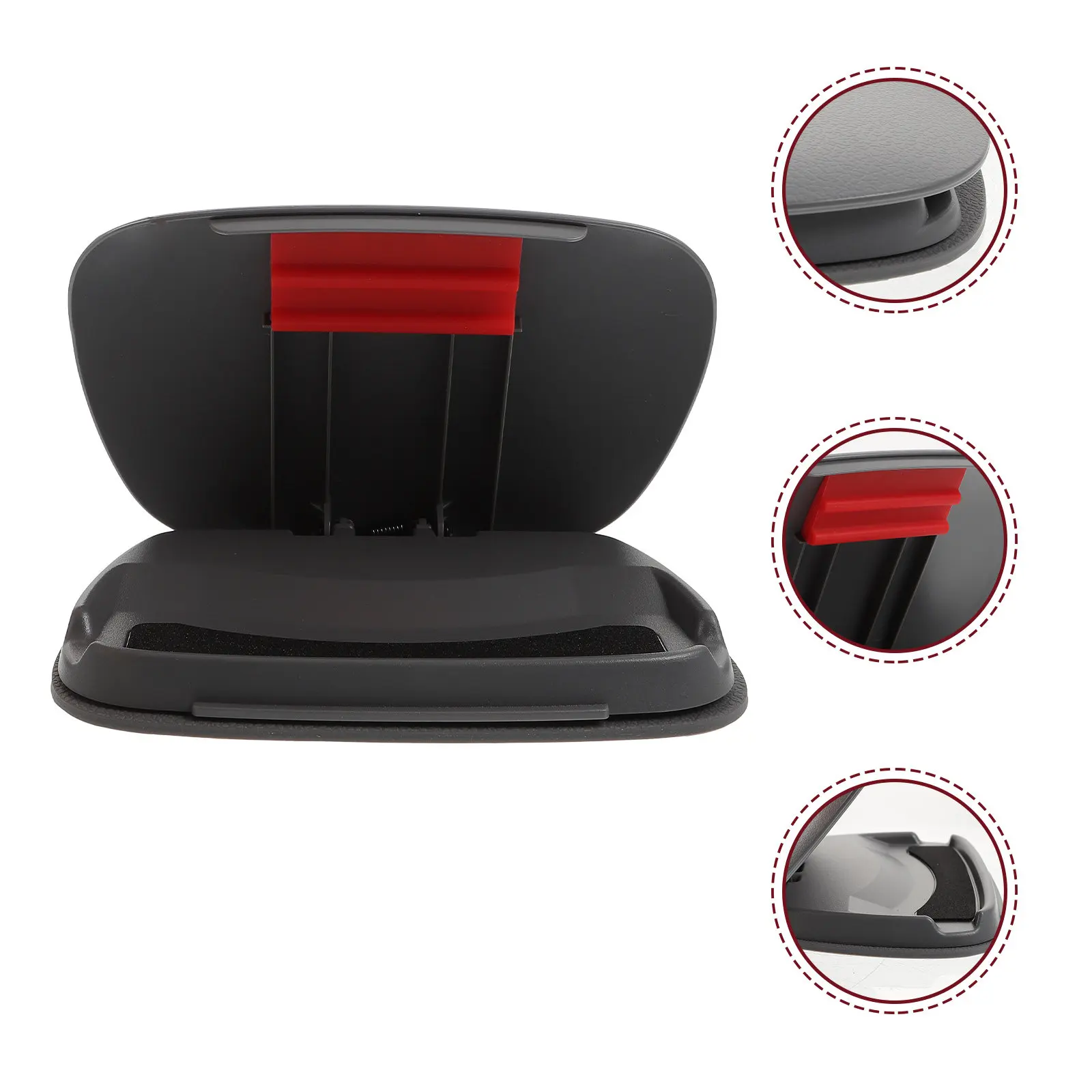 

Silicone Base Car Phone Holder with Strong Grip Anti-Slip Pad High Temp Resistant Washable Navigation Mount for Auto Dashboard
