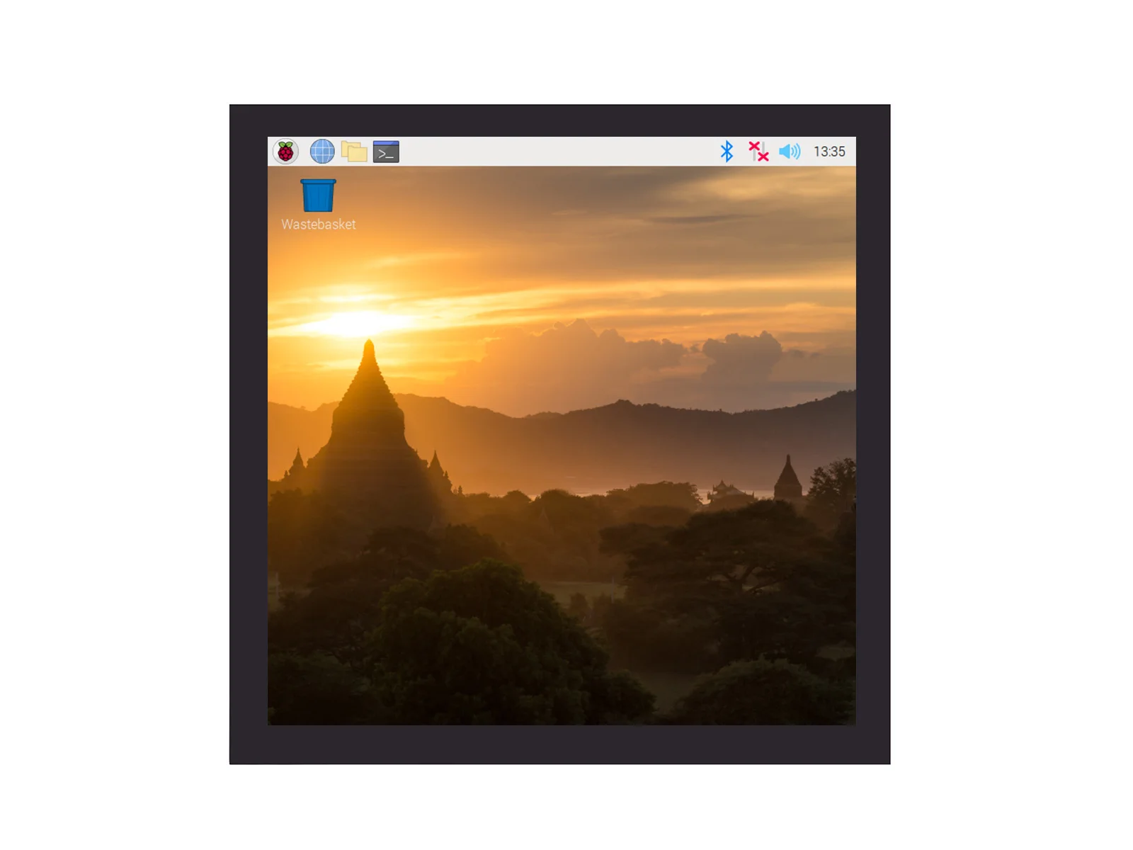 4inch DPI LCD (C),4inch square Capacitive Touch Screen LCD (C) for Raspberry Pi, 720×720, DPI, IPS, Low Power Solution