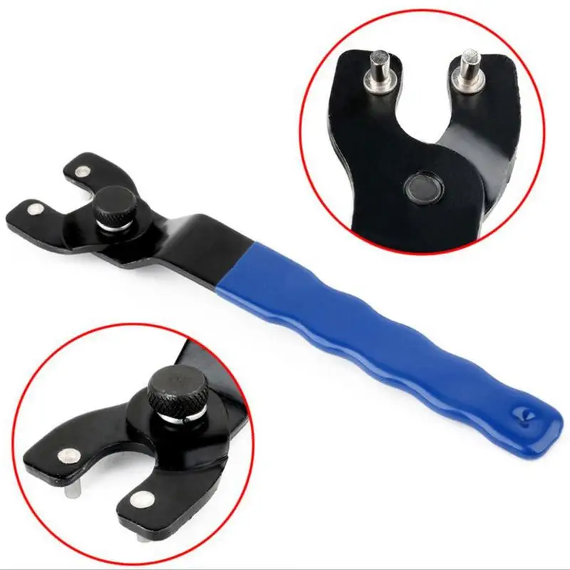 Adjustable Angle Grinder Key Pin Spanner Wrench Handle Trimming Cutting Machine Pin Wrench Spanner Household Repair Tool