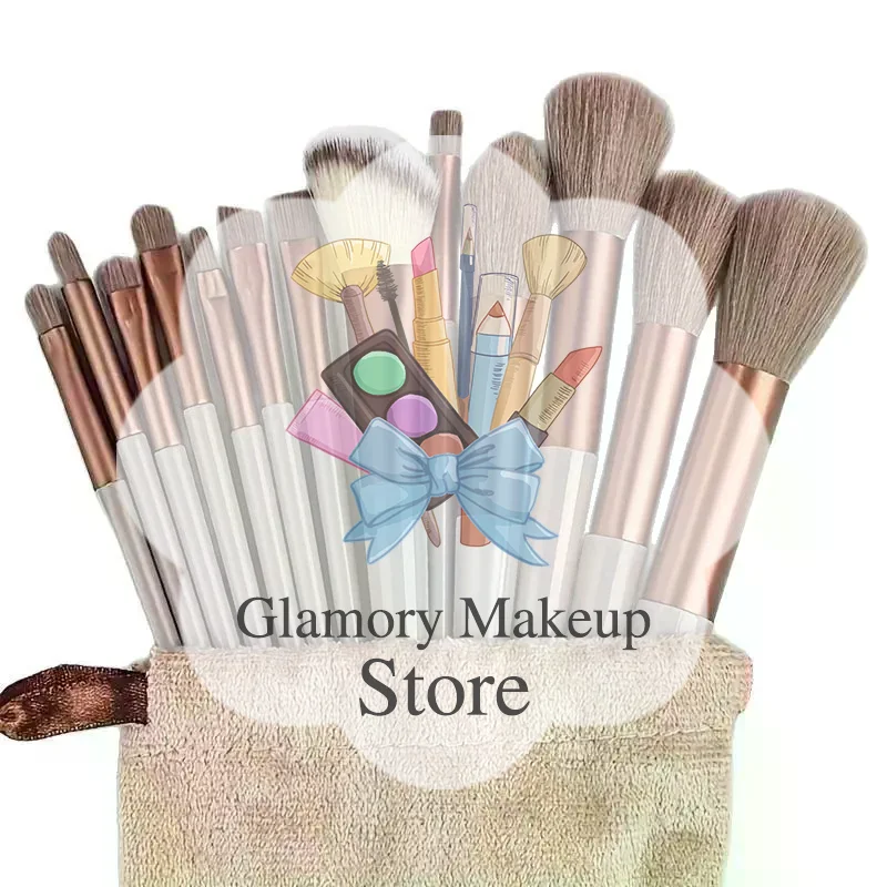 1Set 13Pcs Professiona Cosmetic Foundation Powder Makeup Brush Set Fluffy Eyeshadow Make Up Brush Beauty Tool Makeup