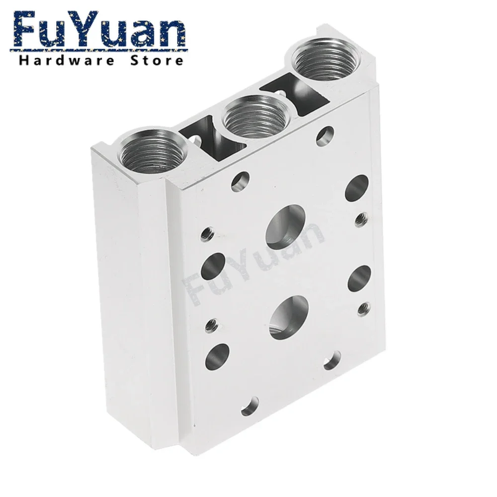 4v210-08 4V230 4v220 1/4 "صمامات مشعب عادم الهواء 200M-2F/3F/4F/5F/6F/7F/8F لوحة صمام الملف اللولبي بقاعدة هوائية