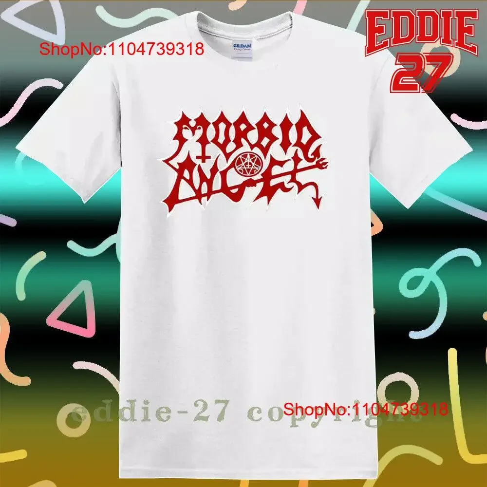 

New T Shirt Morbid Angel Logo Men's American vintage Washed graphic streetwear Stretched Stylish Slightly Soft Versatile homme