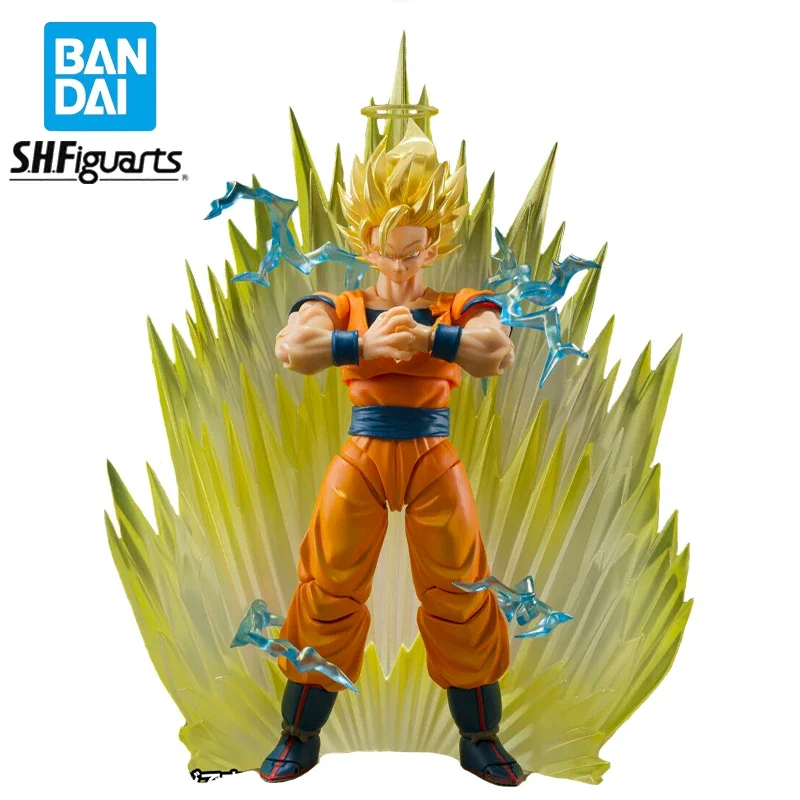 

Super Saiyan 2 Son Goku DRAGON BALL оригинальная фигурка BANDAI S.H.Figuarts CTM сэмплинг-лимит, Коллекционная модель из ПВХ, подарок