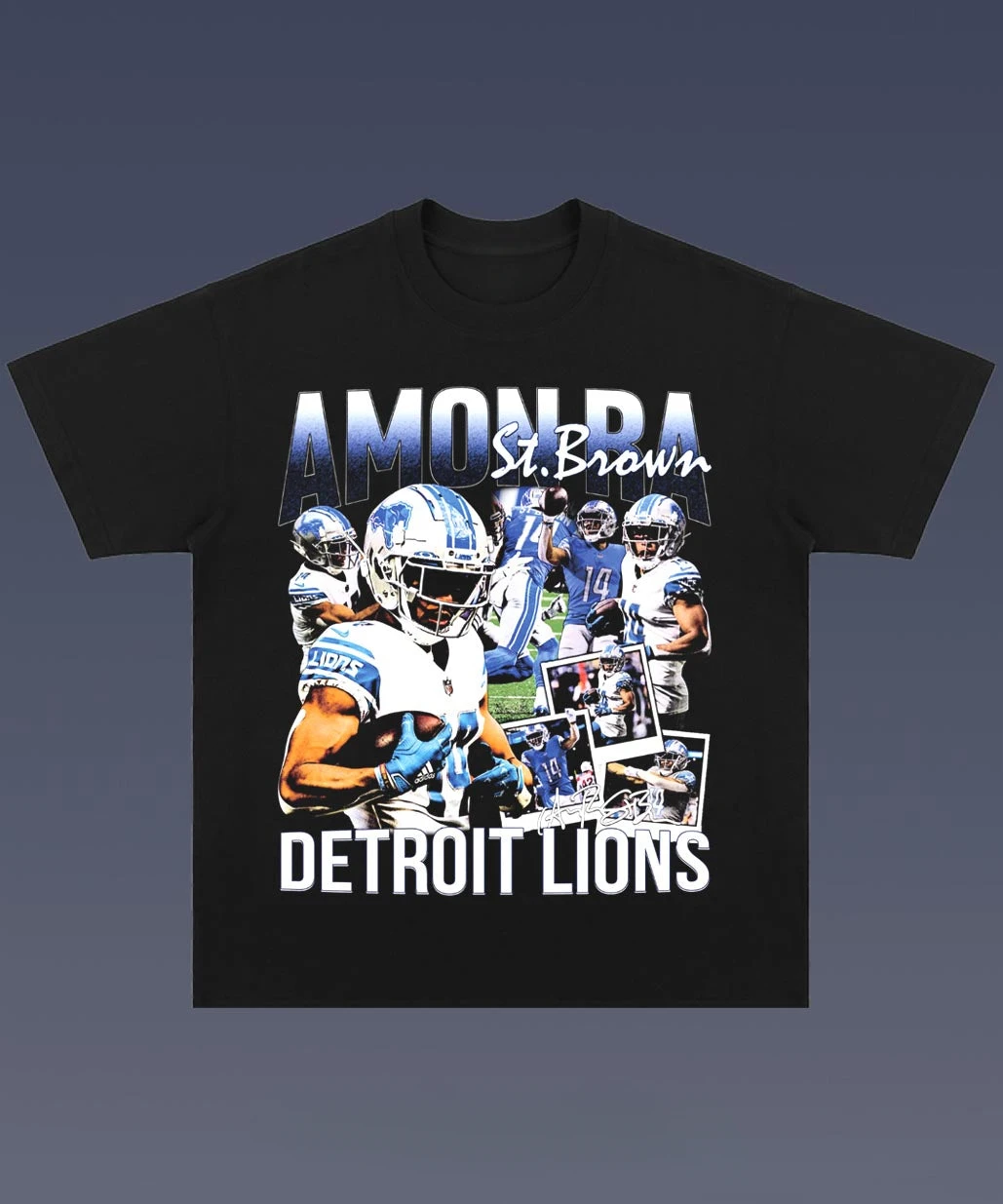 Barry Sanders American Football Graphic T‑Shirt Unisex Men Women Summer Casual Streetwear Tee Tops