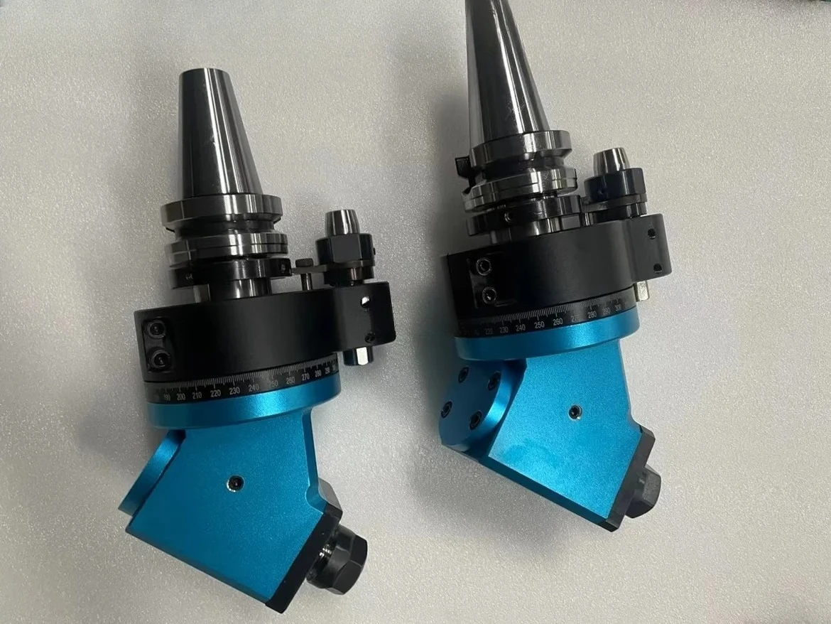 ER25 double output angle  ER32 side milling  BT30 double head ER25 angle head mini universal center internal cooling