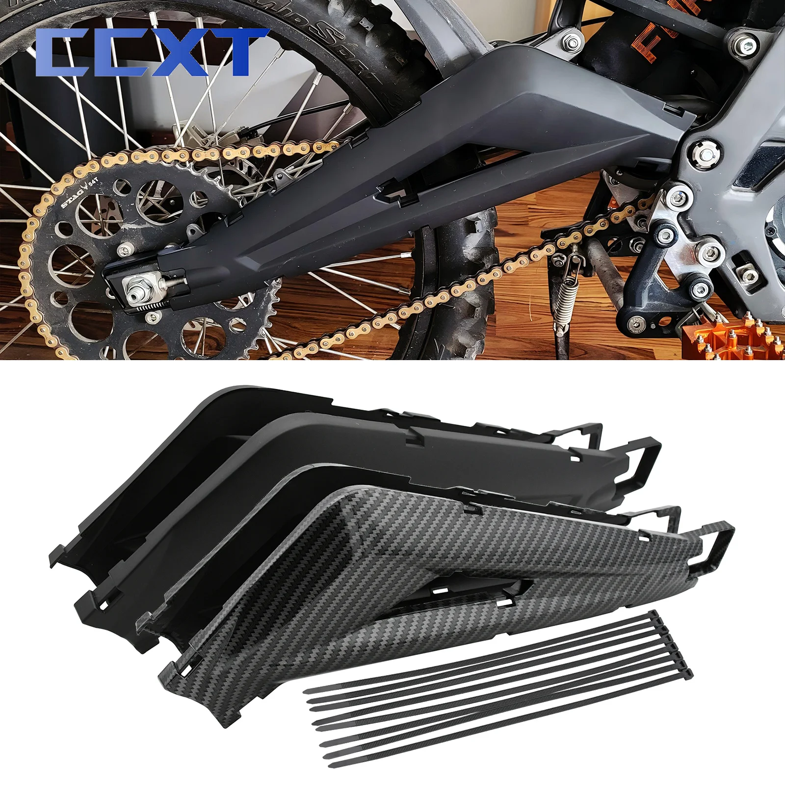 AliExpress Electric Bicycle Motorcycle Rear Swingarm Protector Guard For Surron Sur-Ron Sur Ron Light Bee S/X