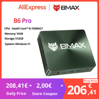 BMAX B6 Pro Mini PC, Intel Core i5-1030NG7 up to 3.5GHz, 16GB LPDDR4 512GB SSD  2*HDMI 3*USB3.0 Wi-Fi 5 Windows 11 Pro