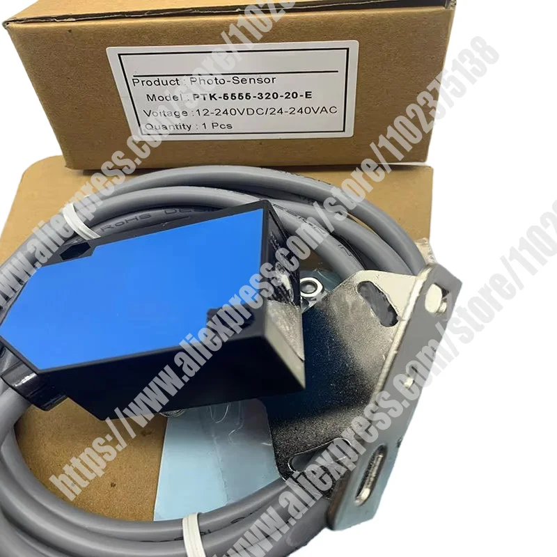 

PTK-5555-320-20-E / PTK-5555-320-10-E Водонепроницаемый фотоэлектрический датчик переключателя