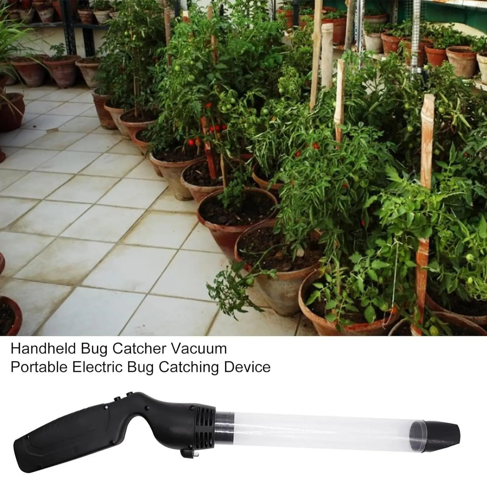 

Cockroach Catcher Battery Powered Portable Catcher With LED Light Spider Vacuum Grabber For Indoor Outdoor Bedroom Living Room