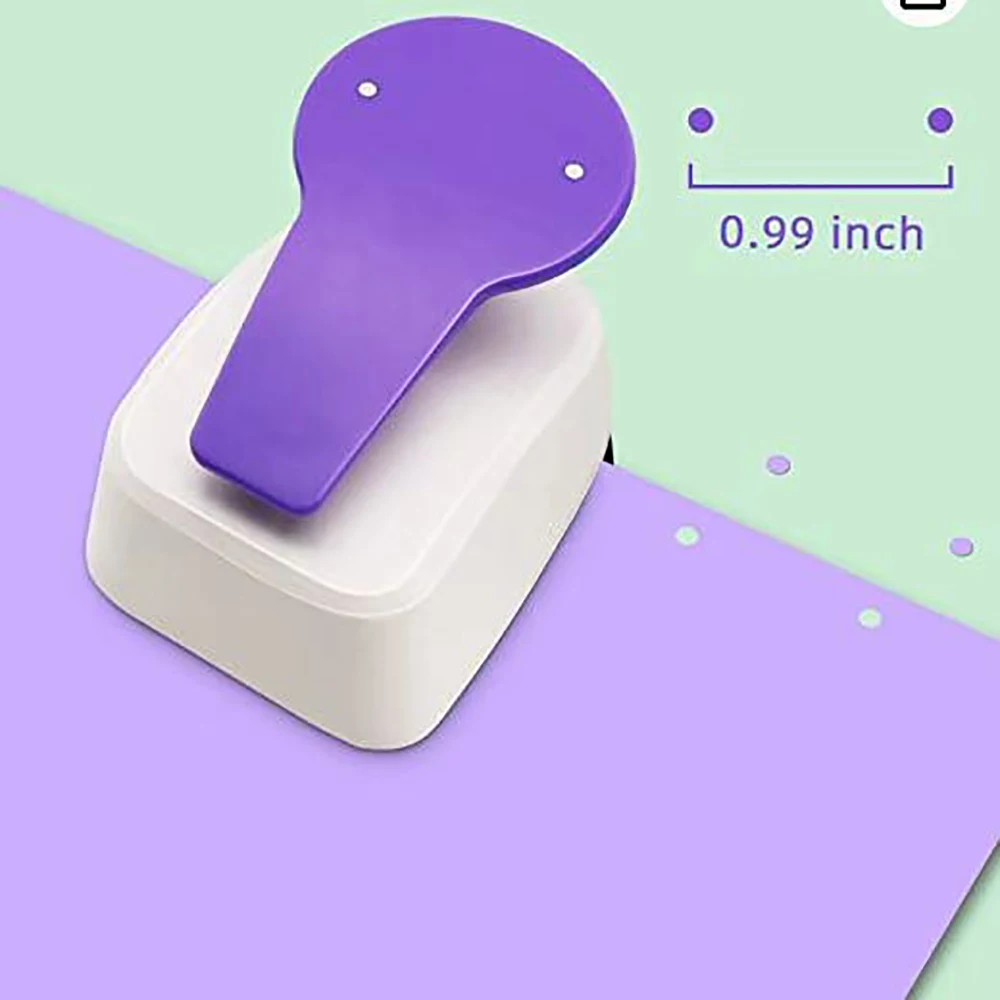 Дырокол, дырокол для сережек, карточный дырокол для двойной стойки, ручная работа, дырокол для бумаги, 0,99 дюйма, Дырокол