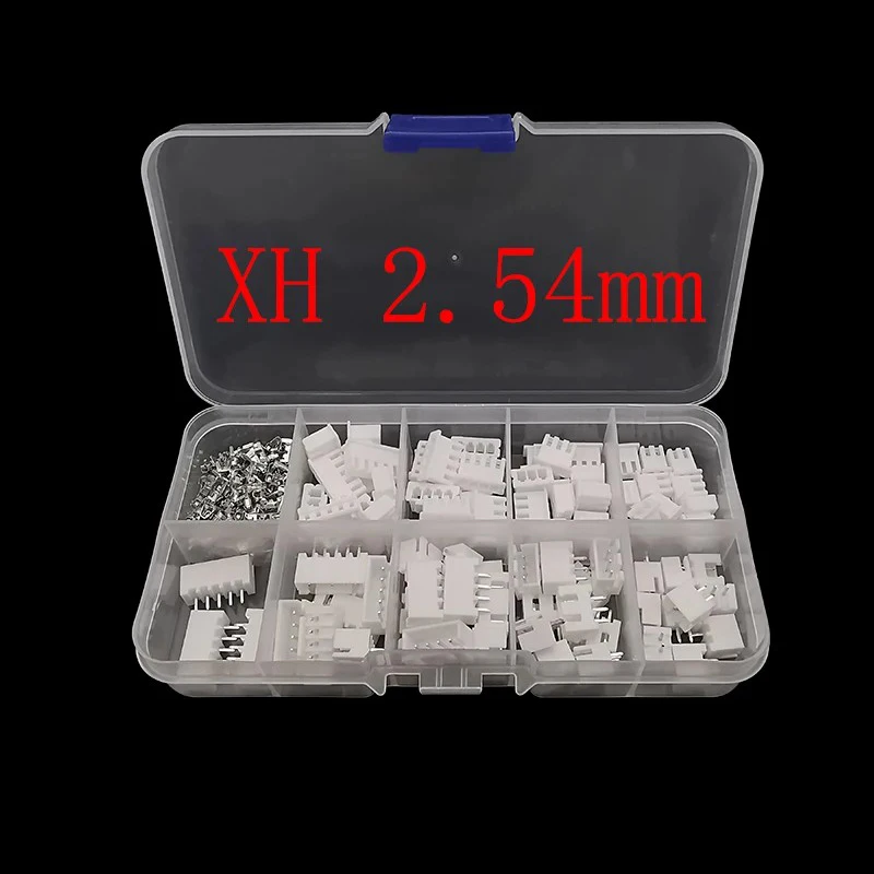 230Pcs XH2.54 2P 3P 4P 5Pin 2.54mm Pitch Terminal Male Plug And Female Socket Housing JST Connector XH Kits