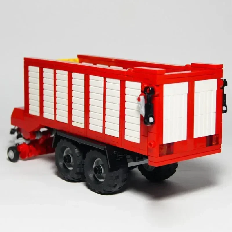 MOC-130701 ใหม่ฟาร์มรถตักสินค้าบล็อกอาคารรุ่น 496 ชิ้นส่วน MOC สร้างสรรค์เด็กวันเกิดบล็อกตัวต่อของเล่นของขวัญ
