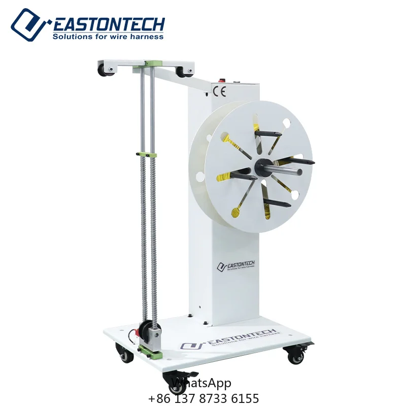 2026 Automatic Universal Single Spool Wire Pre-feeding Machine Cable Prefeeder Wire Pay-off Machine Max.Loading Weight 15kg