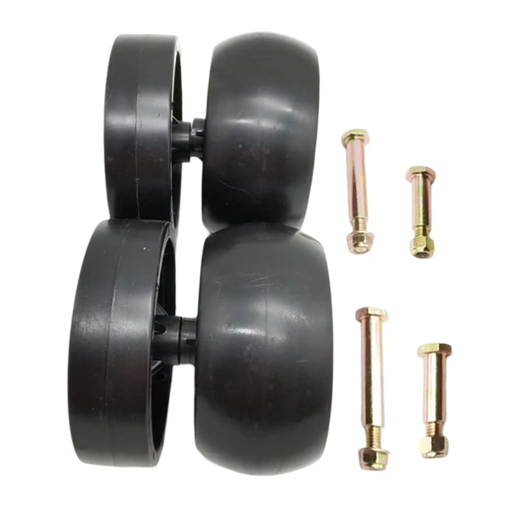4 Pack Lawn Tractor Deck Wheels Compatible with Various Models Including PYT9000 For for Enhanced PerFor formance