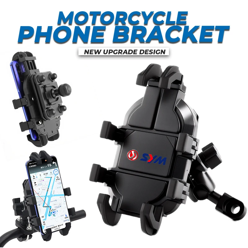 Phone Holder 360° Rotatable Riding Motorcycle Stand Bracket Non-slip For SYM Joymax Z Maxsym Cruisym GTS300 GTS 300 300i