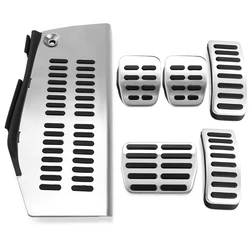 Car Pedals Stainless Steel Dead Pedal Pad Foot Rest for Volkswagen Polo VW Golf 4 Bora Beetle RSi GTI R32 for Audi A3 8l Seat