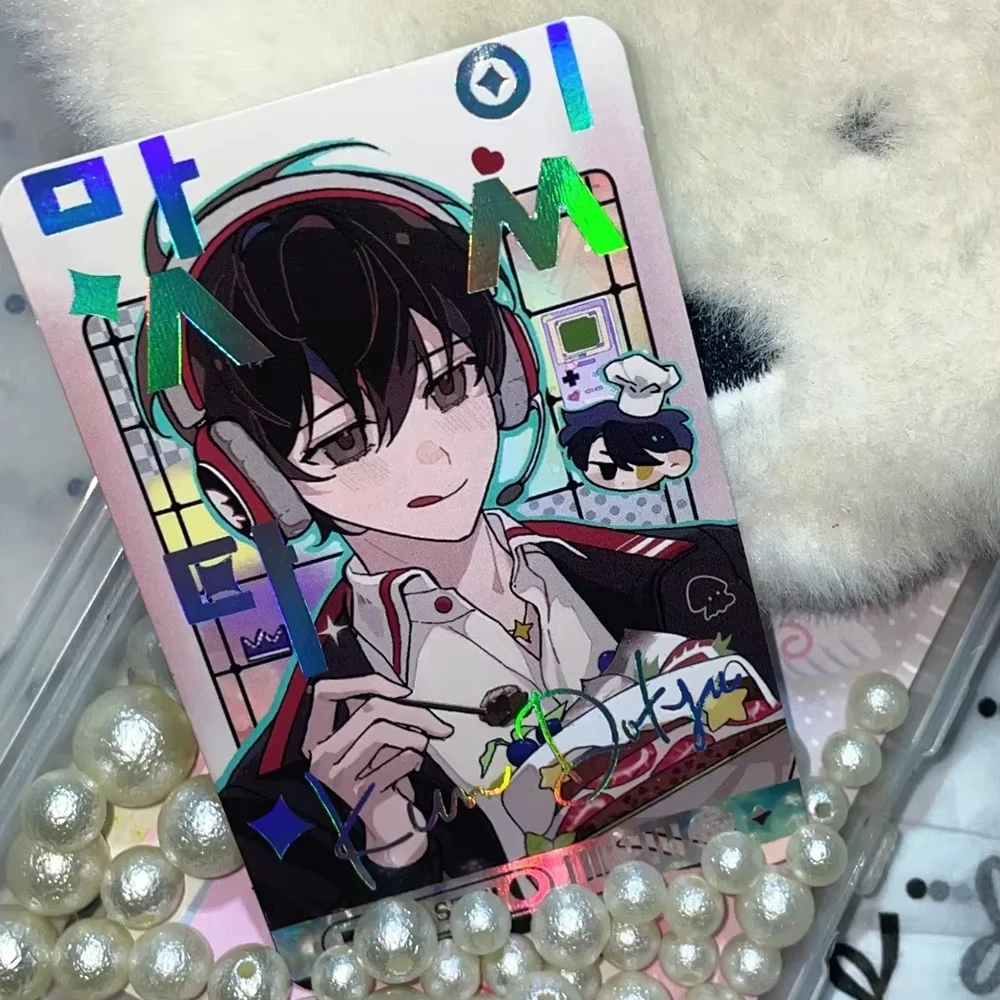 نقطة نظر القارئ أنيمي كيم دوكجا يو جونغهوك تأثيري بطاقة ورقة بطاقات الصور الفوتوغرافية #5