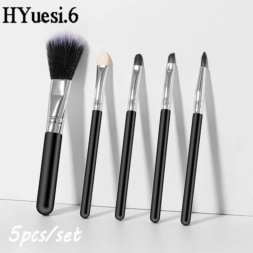 

5pcs Professional Makeup Brushes Set Portable Foundation Concealer Eye Shadow Blush Brush Women Cosmetic Tools Kit