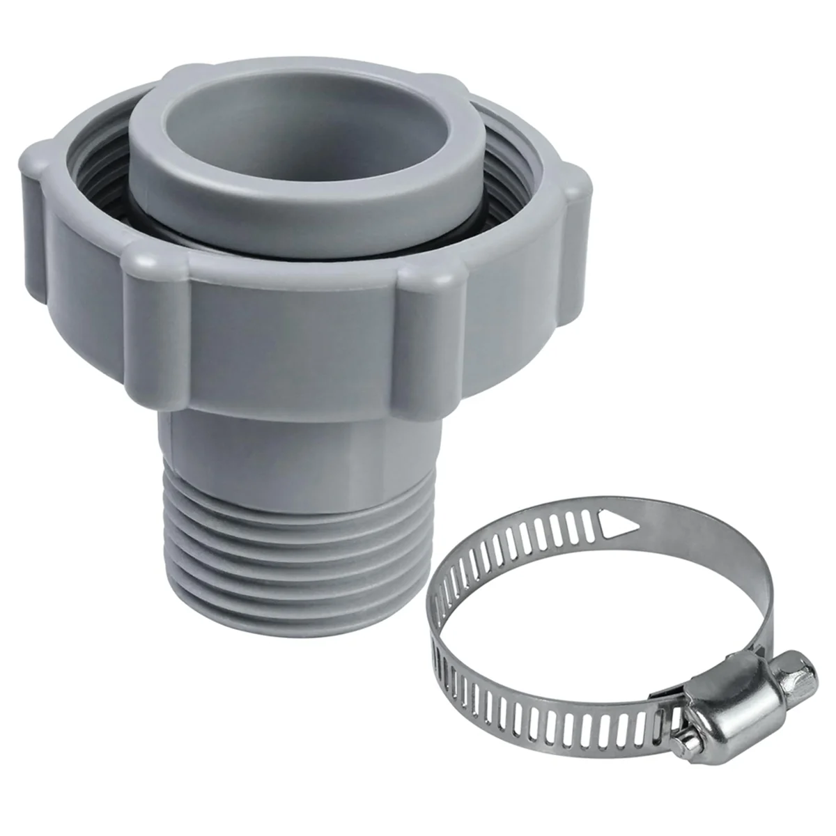 Swimming Pool Drain Fitting Connects Fit for Pools, ID 1.5Inch Connect to the Bottom of the Pool, OD 1Inch